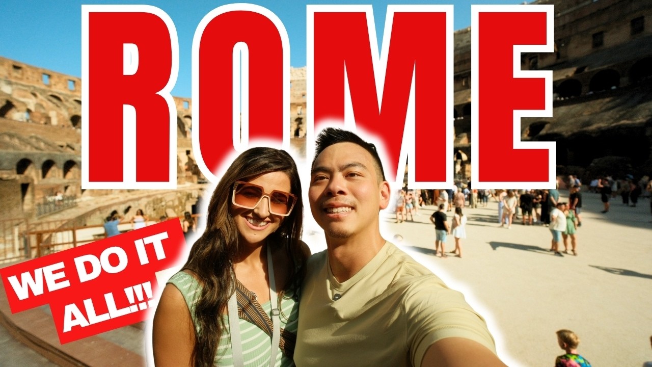 72 Hours in Rome Before Our Cruise! 🇮🇹 Food, Wine, Landmarks & Bike Tour Adventure