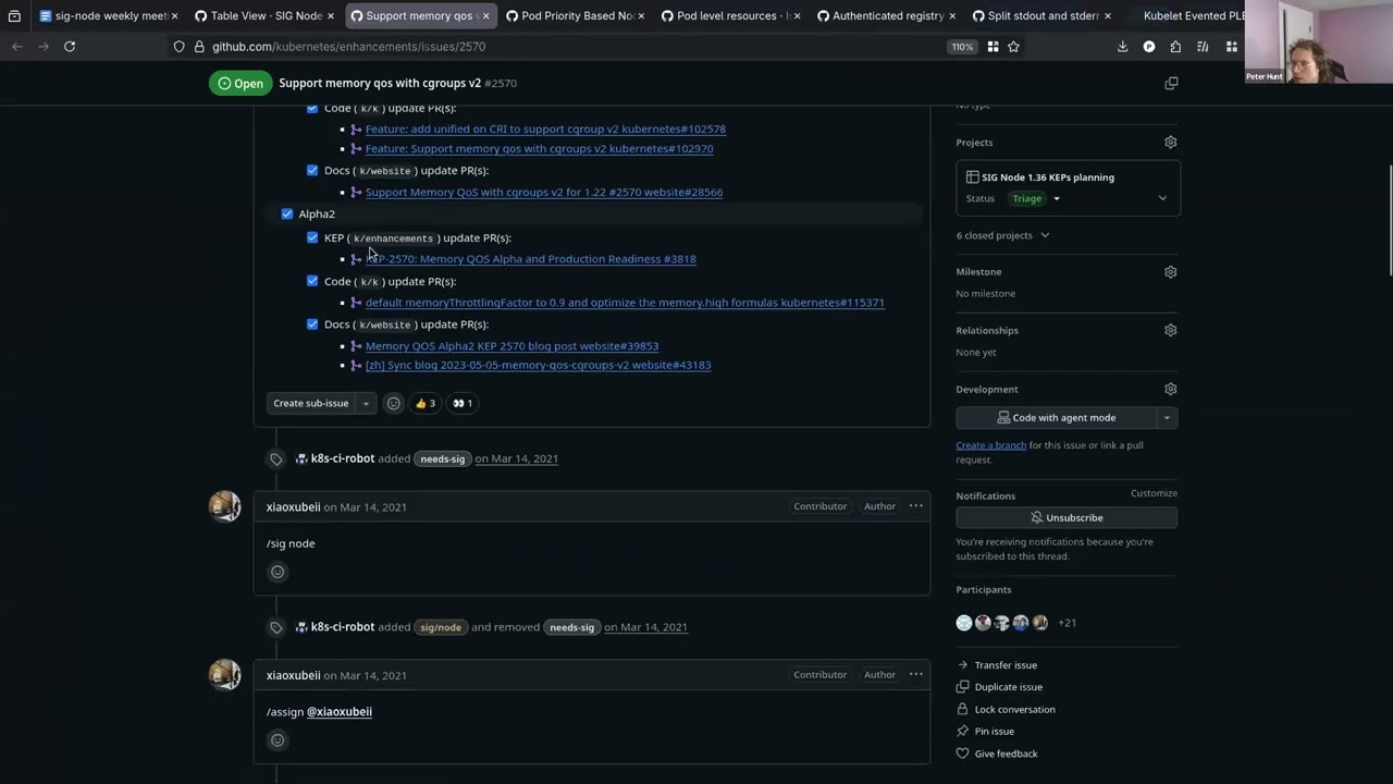 SIG Node Meeting for 2026-01-20