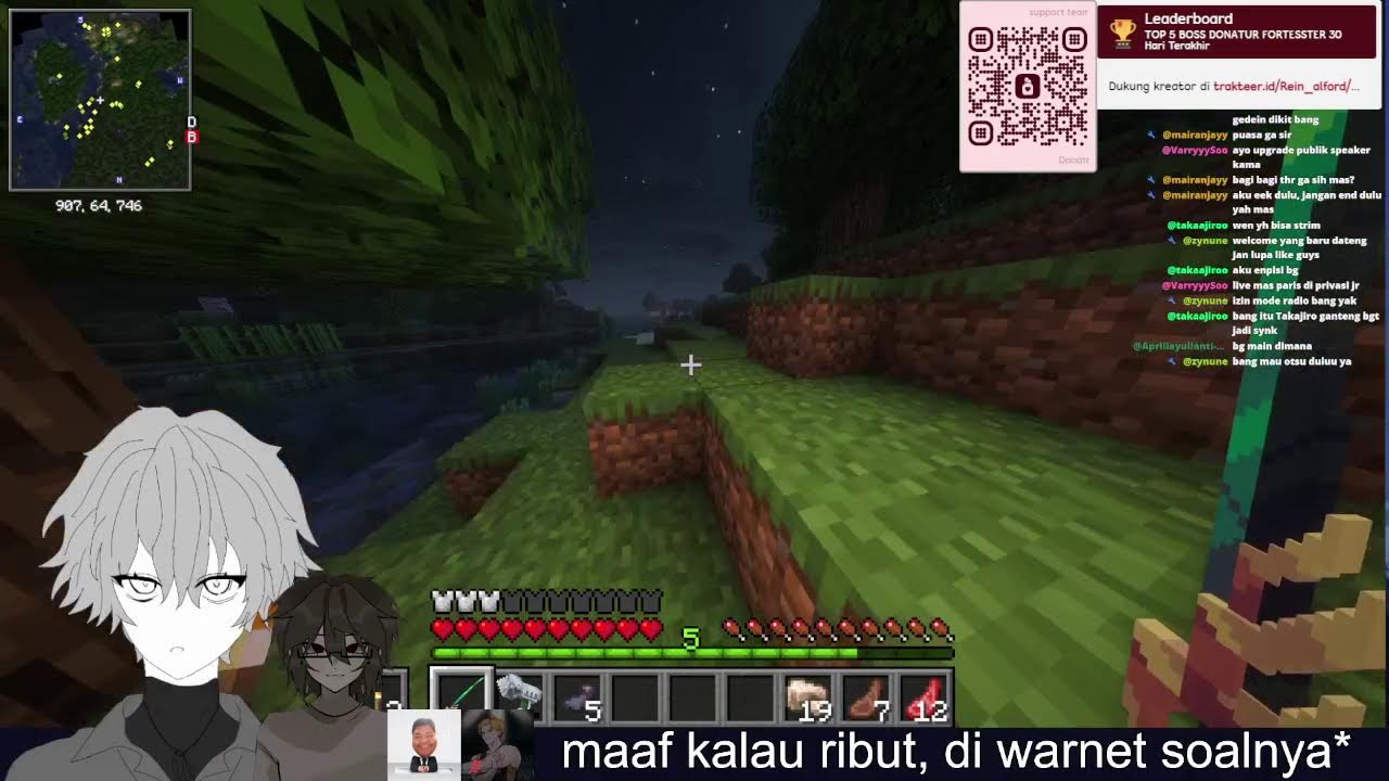 mabar bareng @takaajiroo dan @Yenzstar| minecraft indonesia