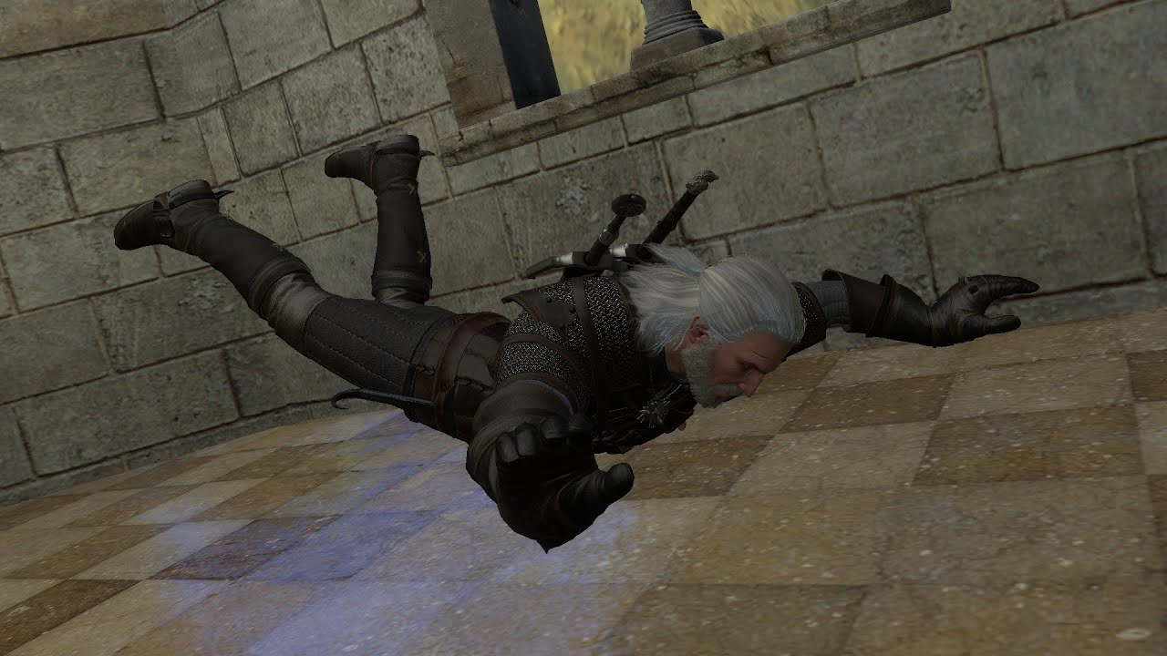 geralt sie wyglebał