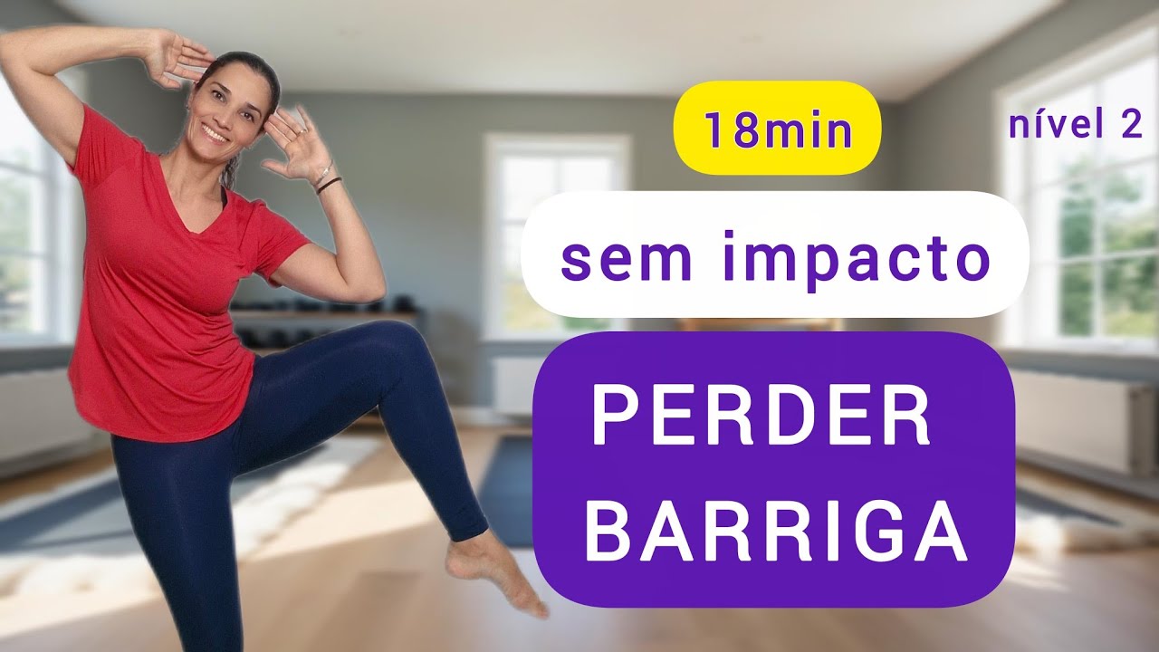 Como PERDER GORDURA localizada na BARRIGA e CINTURA | Mulheres 50+