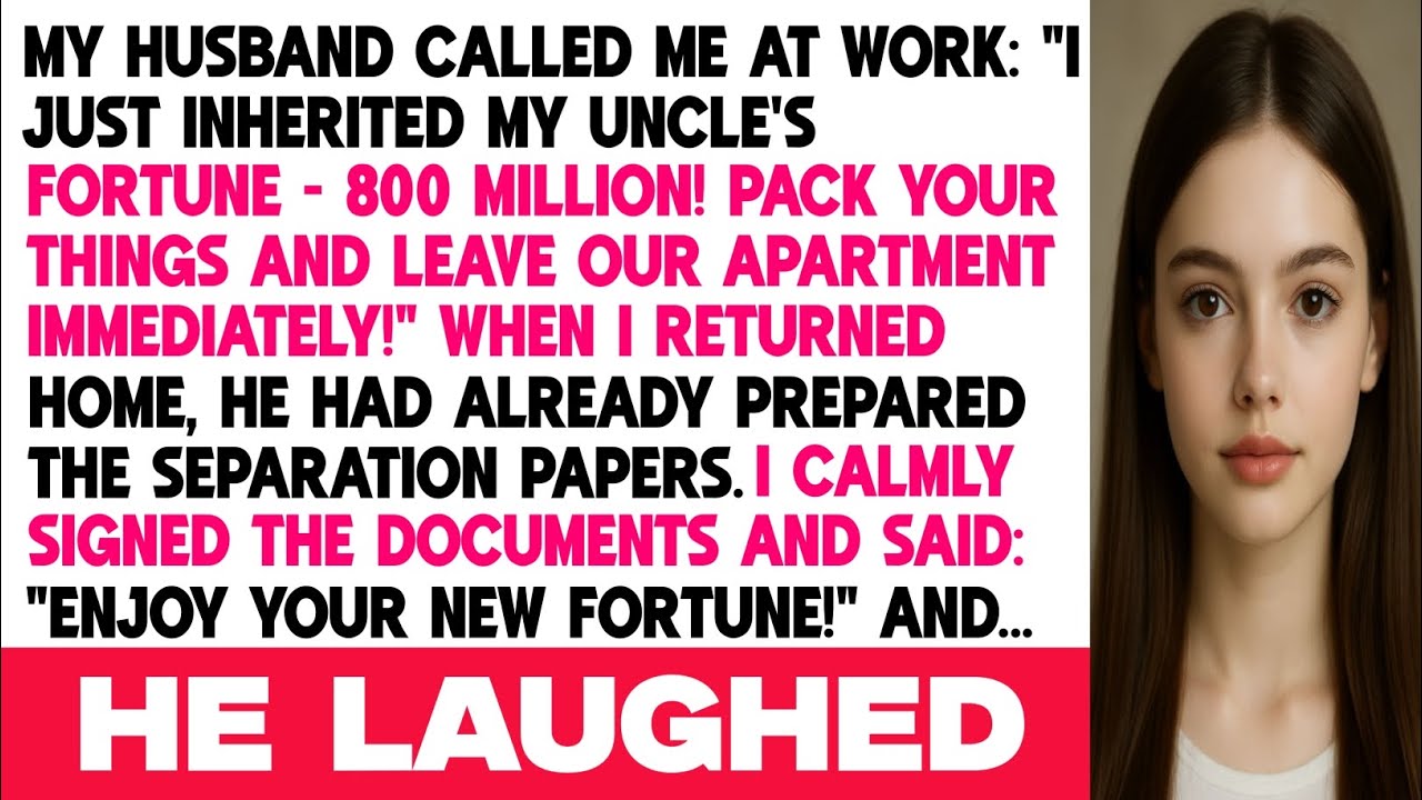 My Husband Phoned Me at Work and Said, “I Just Got an $800 Million Inheritance—Get Ready to Move #us