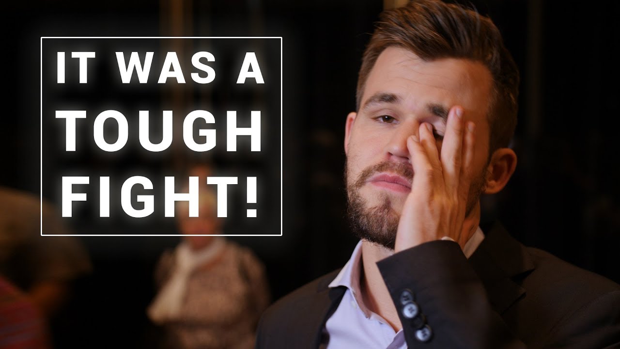 Magnus Carlsen on His Game Against Keymer | GRENKE Chess Classic 2019