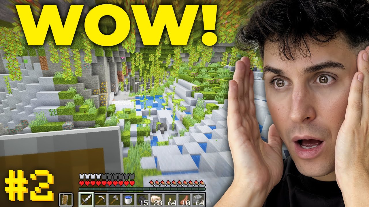 ANIMA SCOPRE le incredibili LUSH CAVE! - Minecraft ITA Ep.2