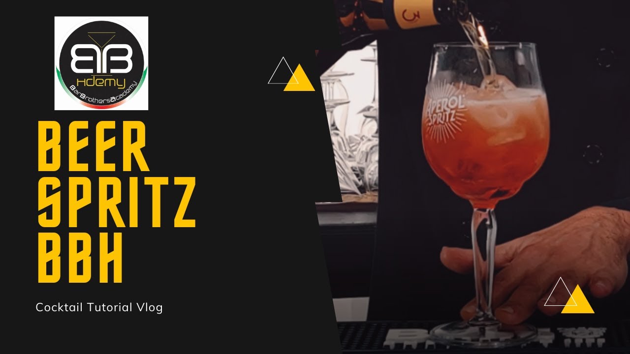 COME PREPARARE UN BEER SPRITZ | COCKTAIL CON LA BIRRA | Simone Gaudio Bar Trainer Barbrothershdemy