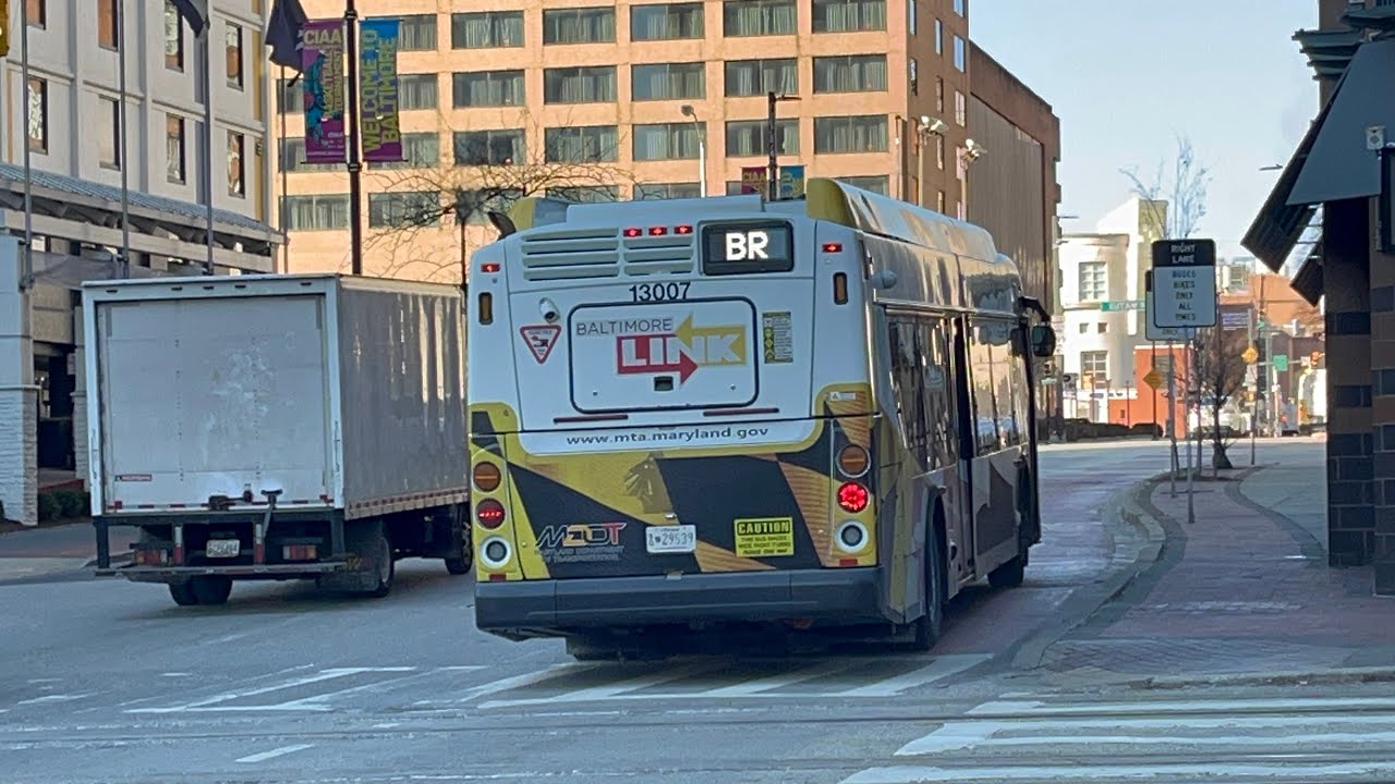 MTA Maryland: 2013 New Flyer XDE40 13007 - CityLink Brown