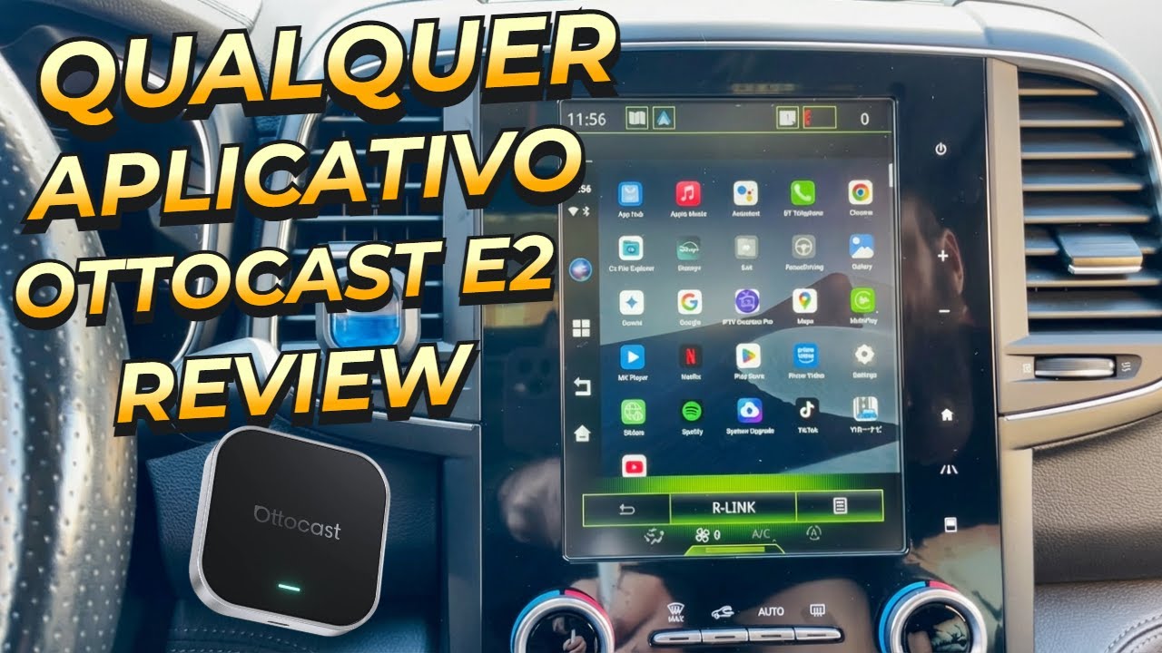 Teste e review do Ottocast E2 AI Box: Netflix, YouTube, Disney+, HBO, Waze e Google Maps