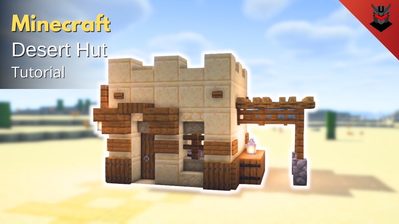 Minecraft: How to Build a Desert Hut | Desert Starter House (Tutorial)