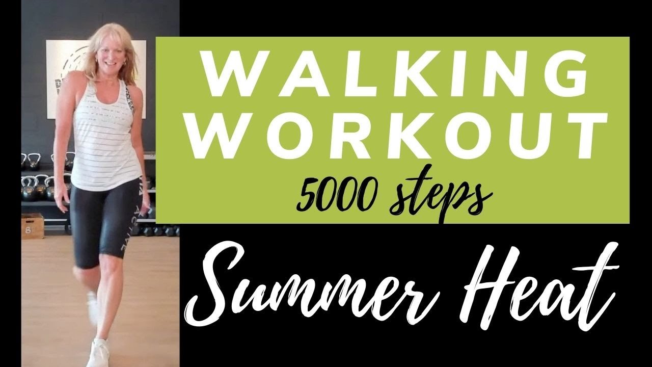 Summer Heat Walking Workout | 5000 Steps No Talking Walk | Knee Friendly Exercise
