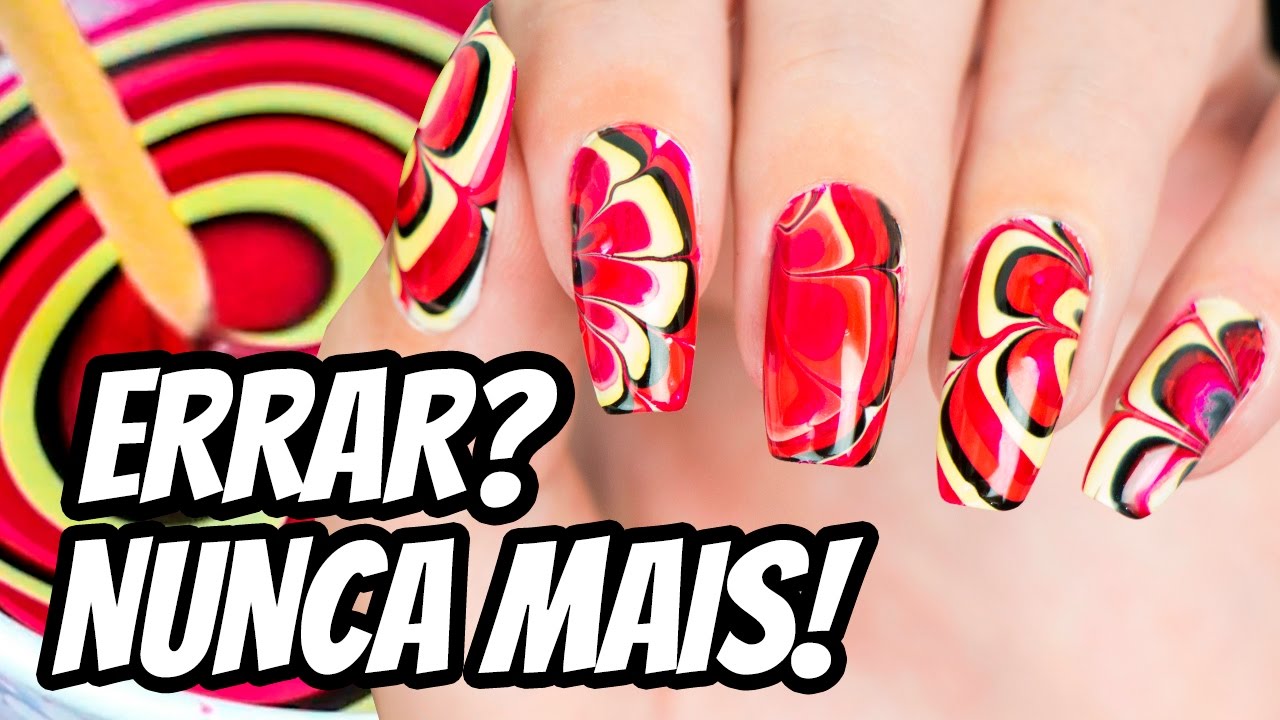 DESVENDEI O SEGREDO DAS UNHAS MARMORIZADAS - #AnaTodoDia 11
