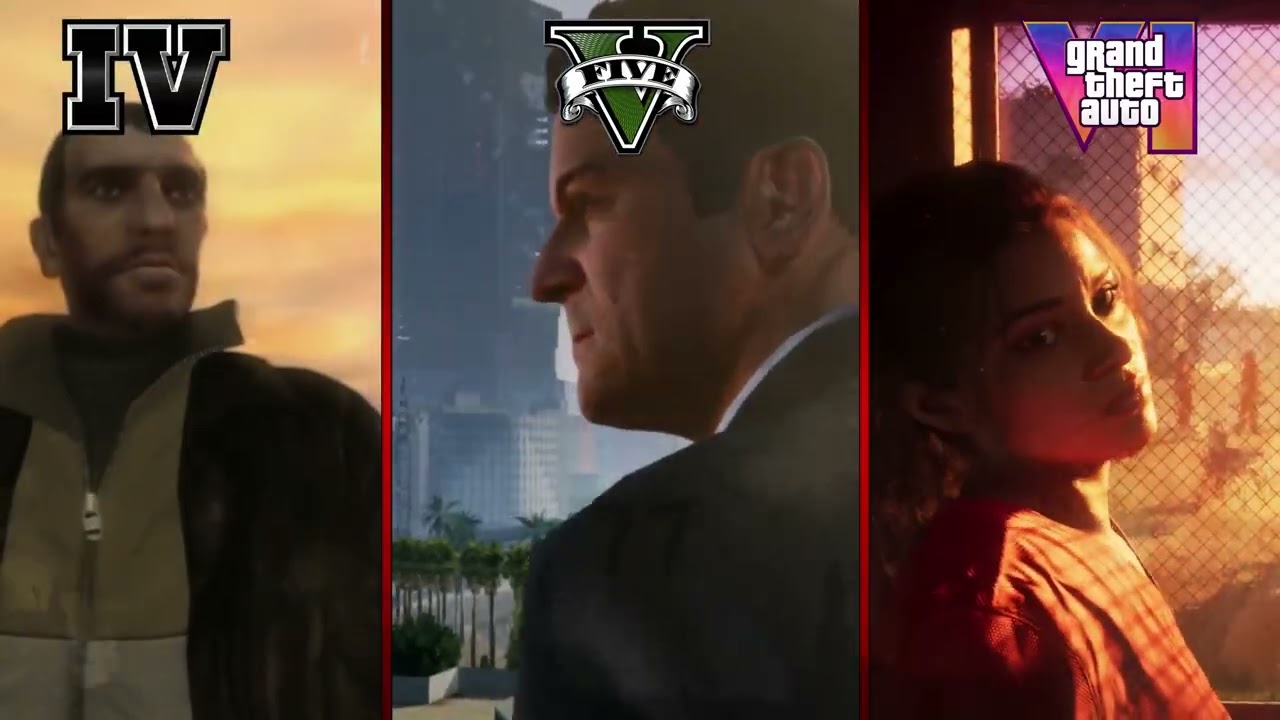 GTA IV GTA V GTA VI Edit Comparison III
