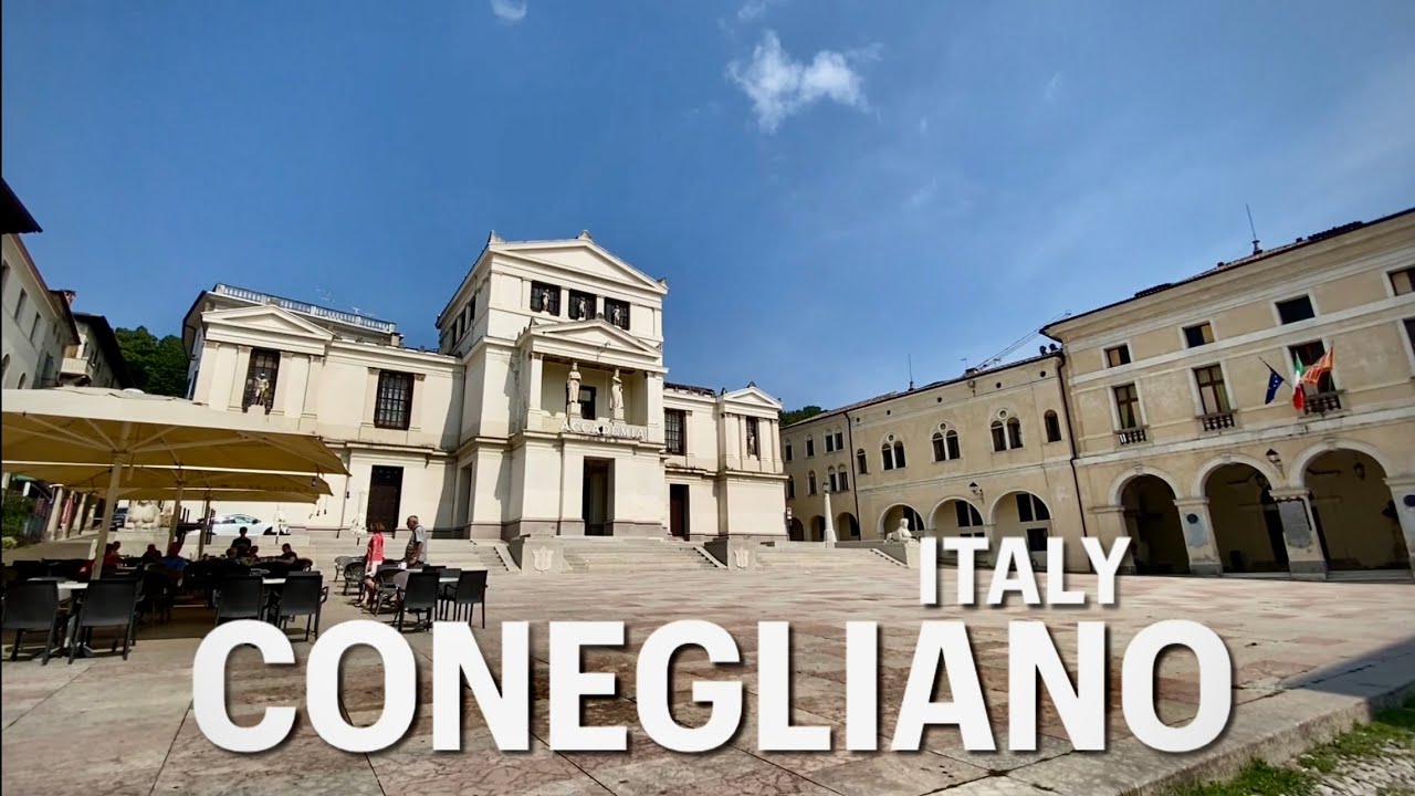 Conegliano, the city of art and culture, Veneto, Italy 2024