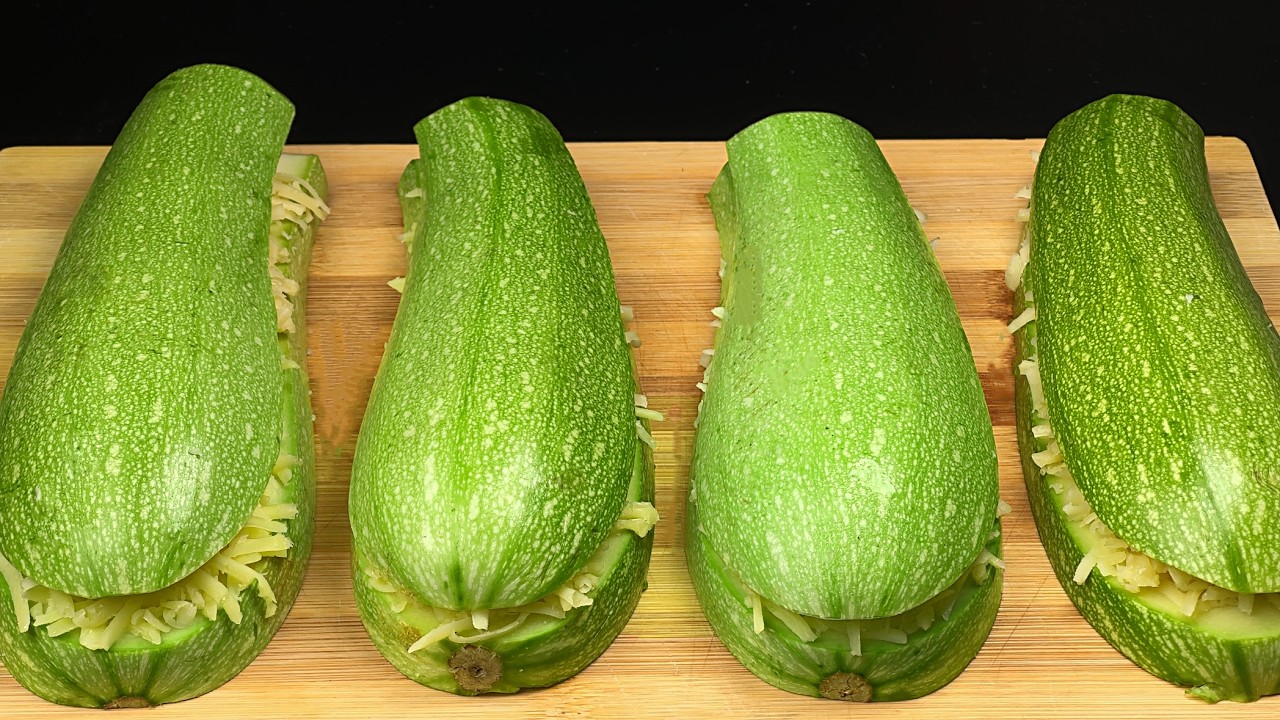 Ich habe noch nie so leckere Zucchini gegessen! Dieses Rezept kennt keiner! Nur 2 Zutaten!
