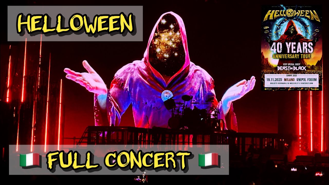 Helloween Live FULL CONCERT Milan Italy November 19 2025 🇮🇹