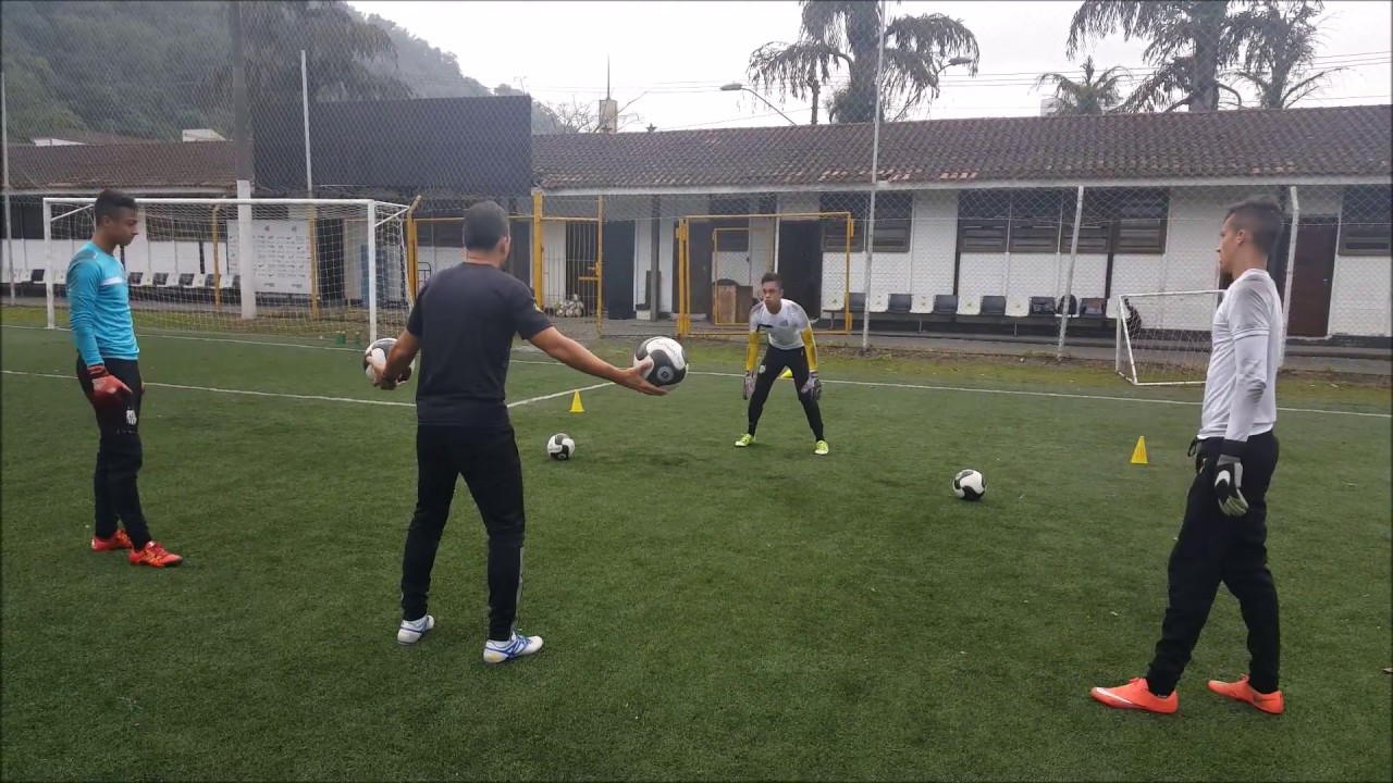 Treinamento goleiros Santos FC