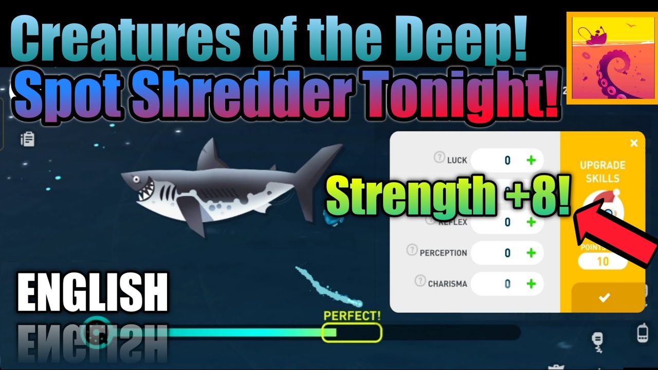 Shredder VS Strength +8 Creatures of the Deep❗ Carbon Rod Reeling Fight❗