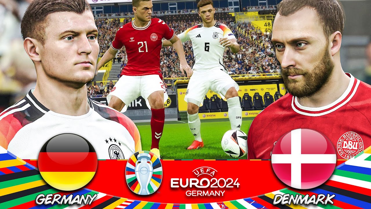⚡Germany vs. Denmark : UEFA Euro 2024 - Full Match | Football Gameplay 🔥