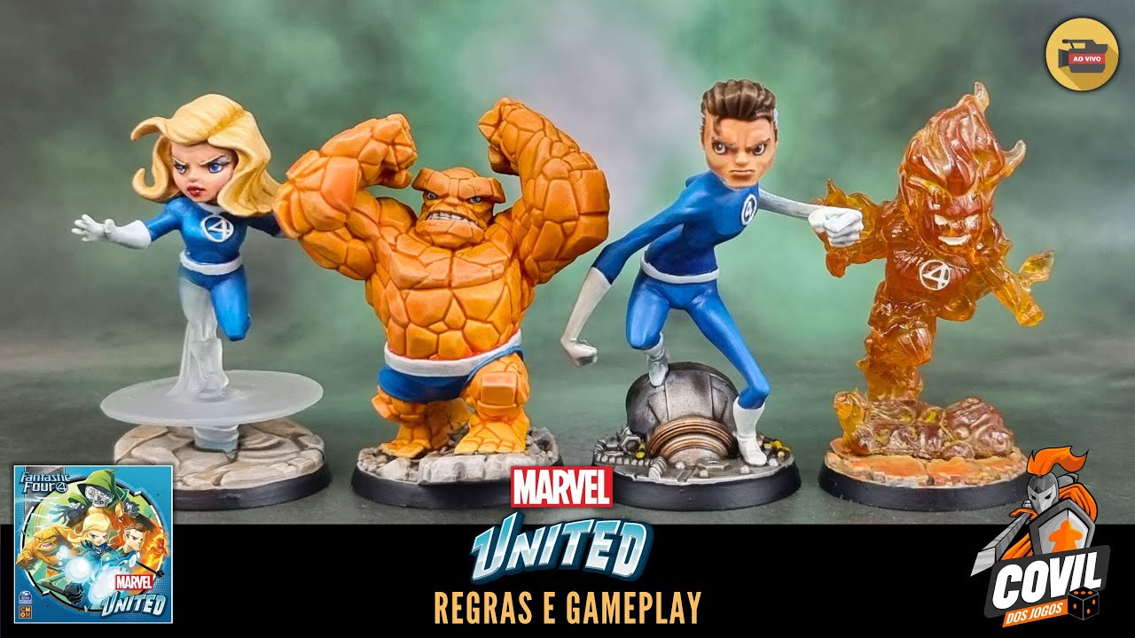 Marvel United X-Men - Fantastic Four -  Regras e Gameplay