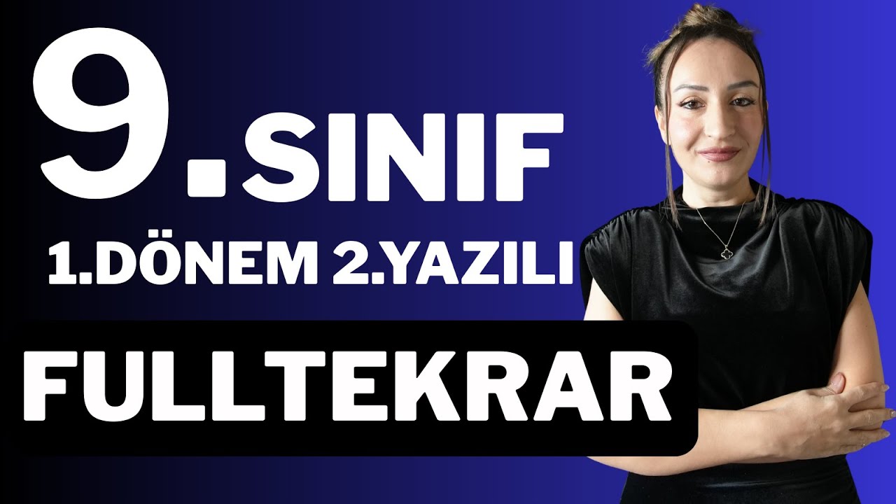 9. SINIF TÜRK DİLİ VE EDEBİYATI | 1. DÖNEM 2. YAZILI FULL TEKRAR