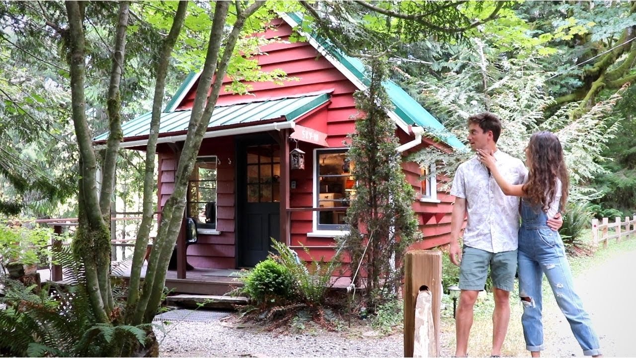 Tiny House in The Pacific Northwest Woods Has Big Surprises