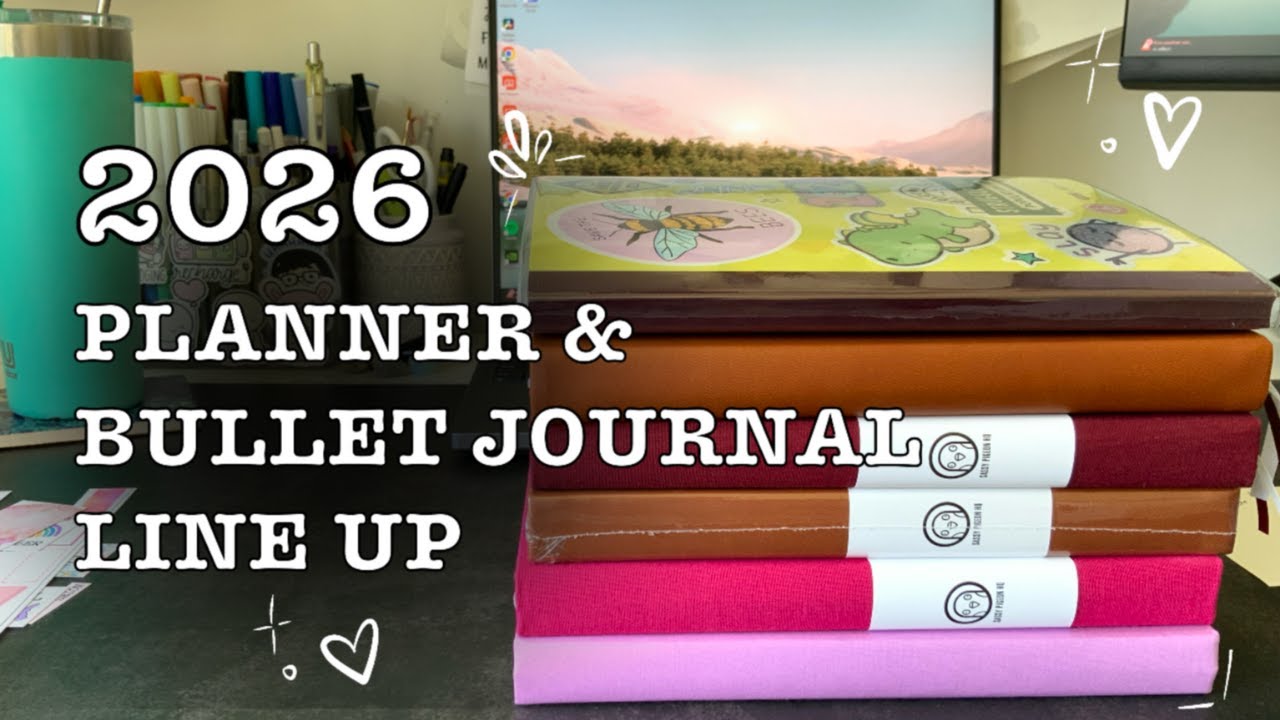2026 Planner & Bullet Journal Line up
