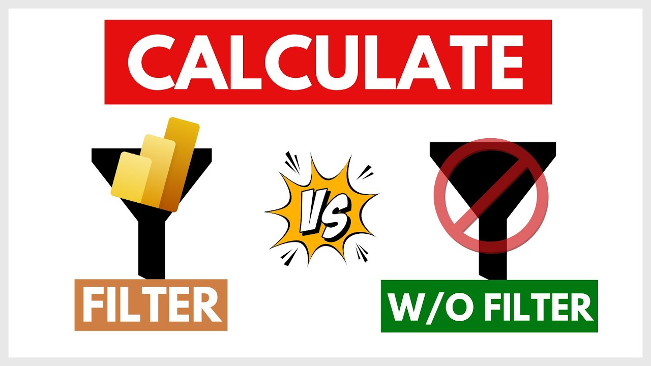 CALCULATE with FILTER vs Without FILTER | POWER BI Tutorial for Beginner
