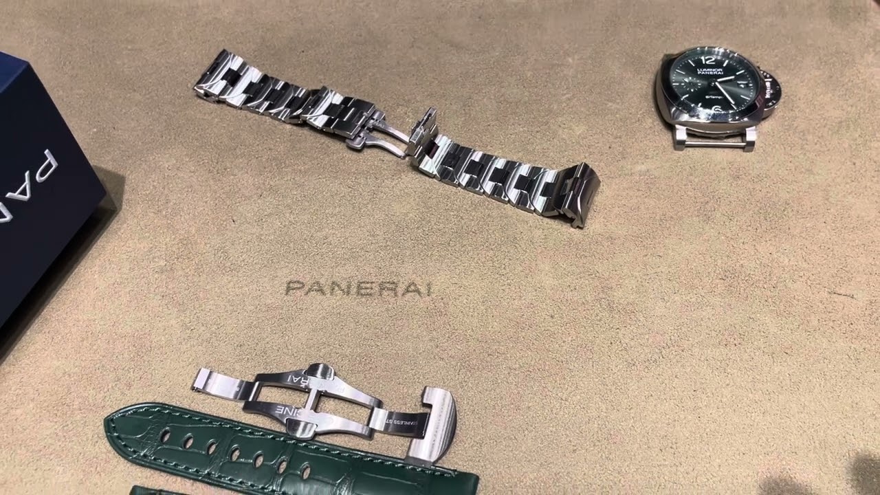パネライのベルト変えてみた