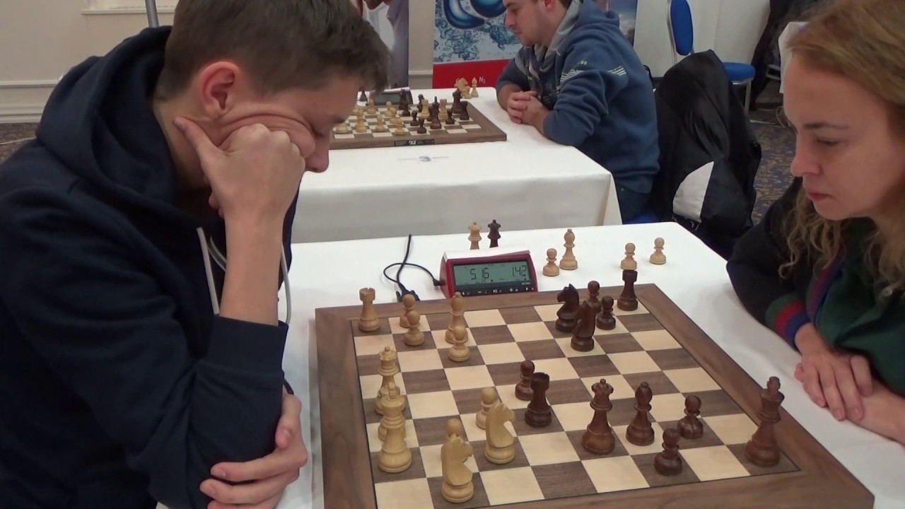RAPID CHESS: GM Esipenko Andrey - GM Stefanova Antoaneta, London  system, PART II
