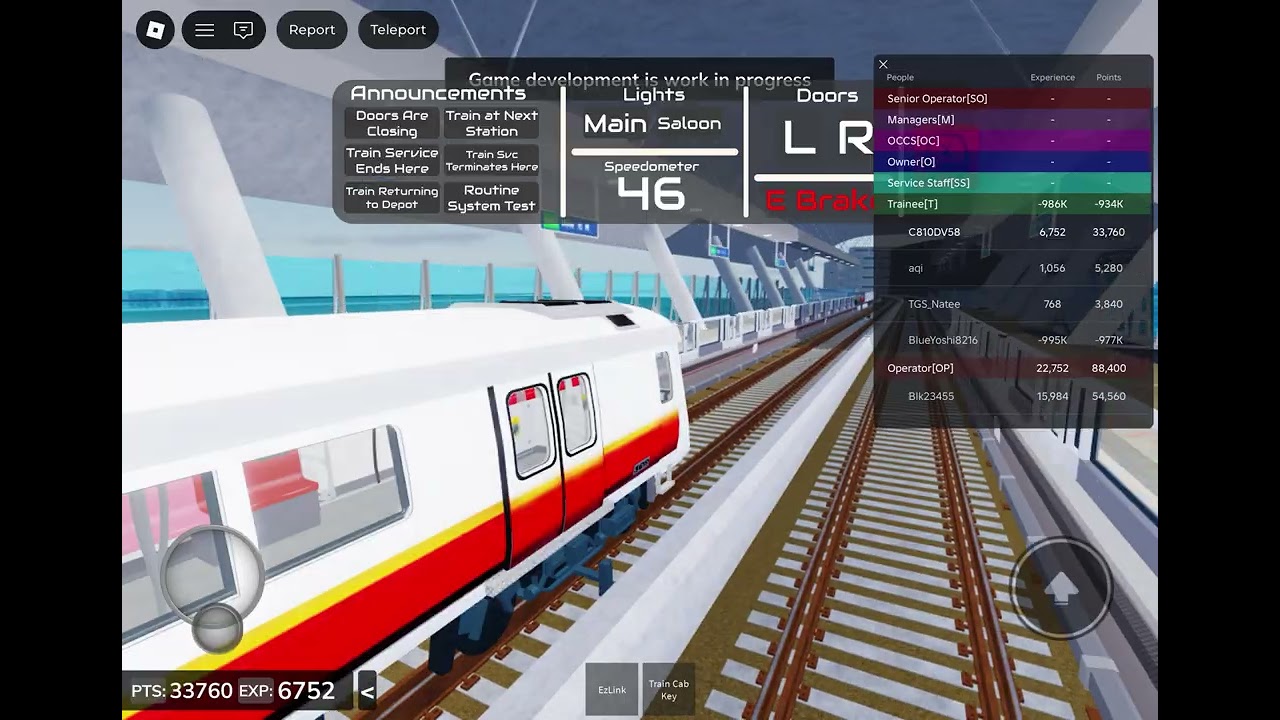 Roblox SPCC NSEWL 2024 KSF C151B 619/620 From EW23 Clementi to EW22 Buona Vista 