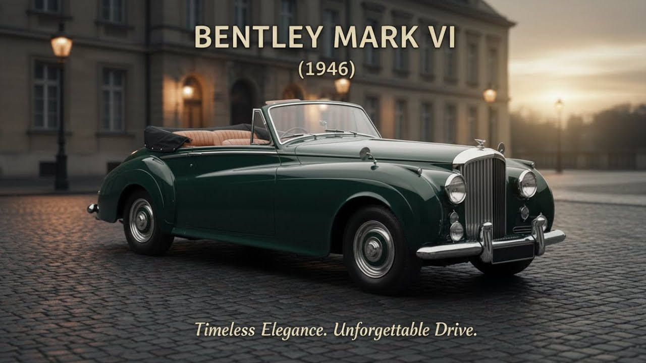 The Bentley Mark VI 1946 |The First Bentley With A Factory Body