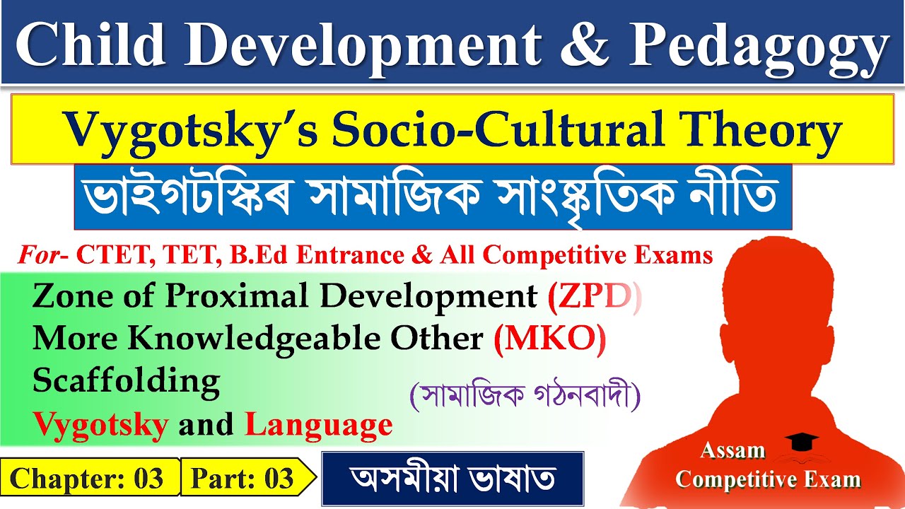 Vygotsky’s Socio-Cultural Theory | ভাইগটস্কিৰ সামাজিক সাংষ্কৃতিক নীতি | CDP Chapter-03 | Part-3