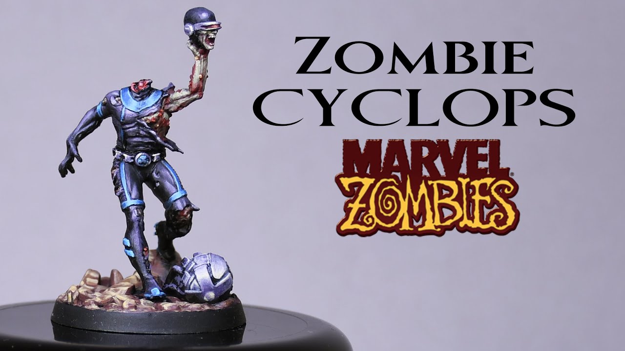 Как покрасить Marvel Zombies - Зомби-циклоп