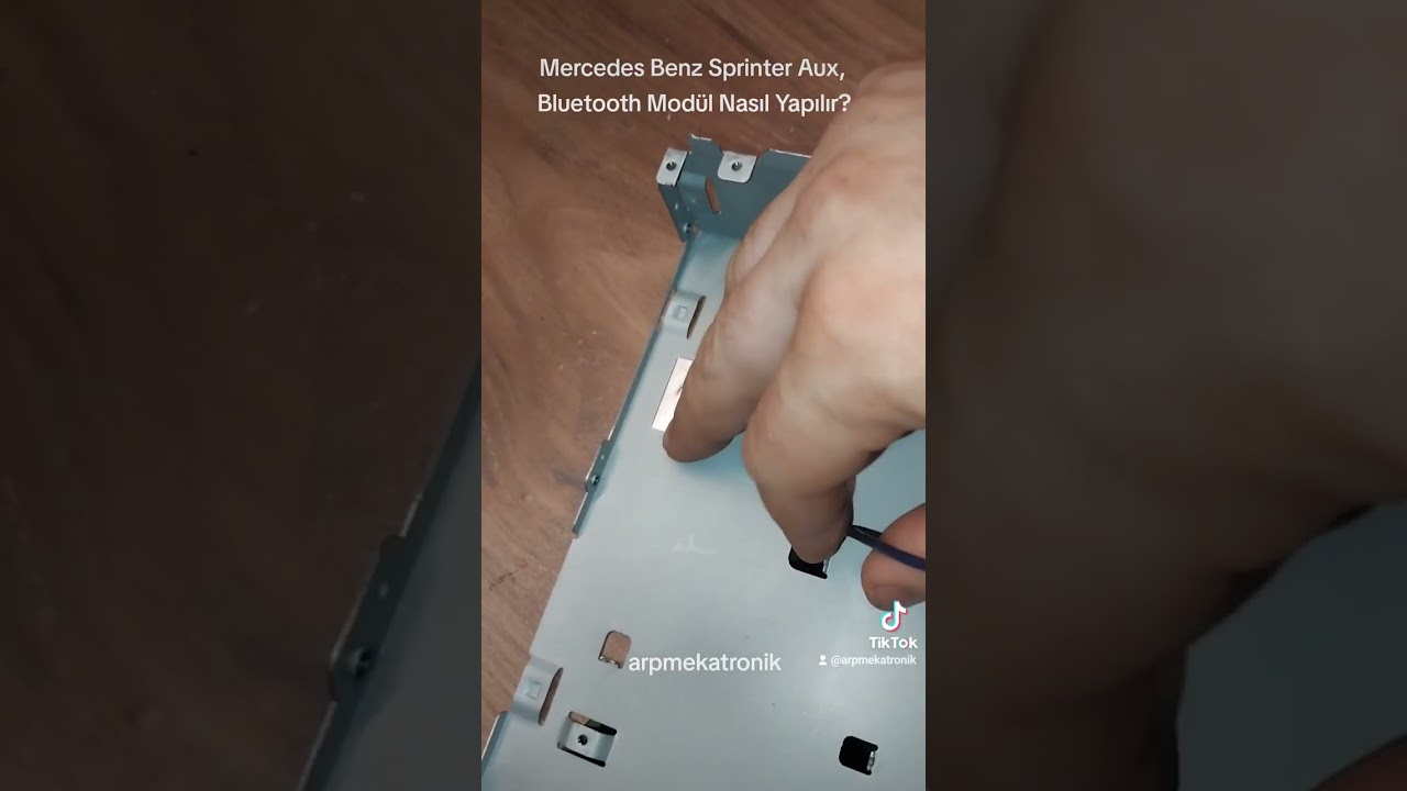Mercedes Benz Sprinter Aux Yapımı ve Aux moduna geçilmesi