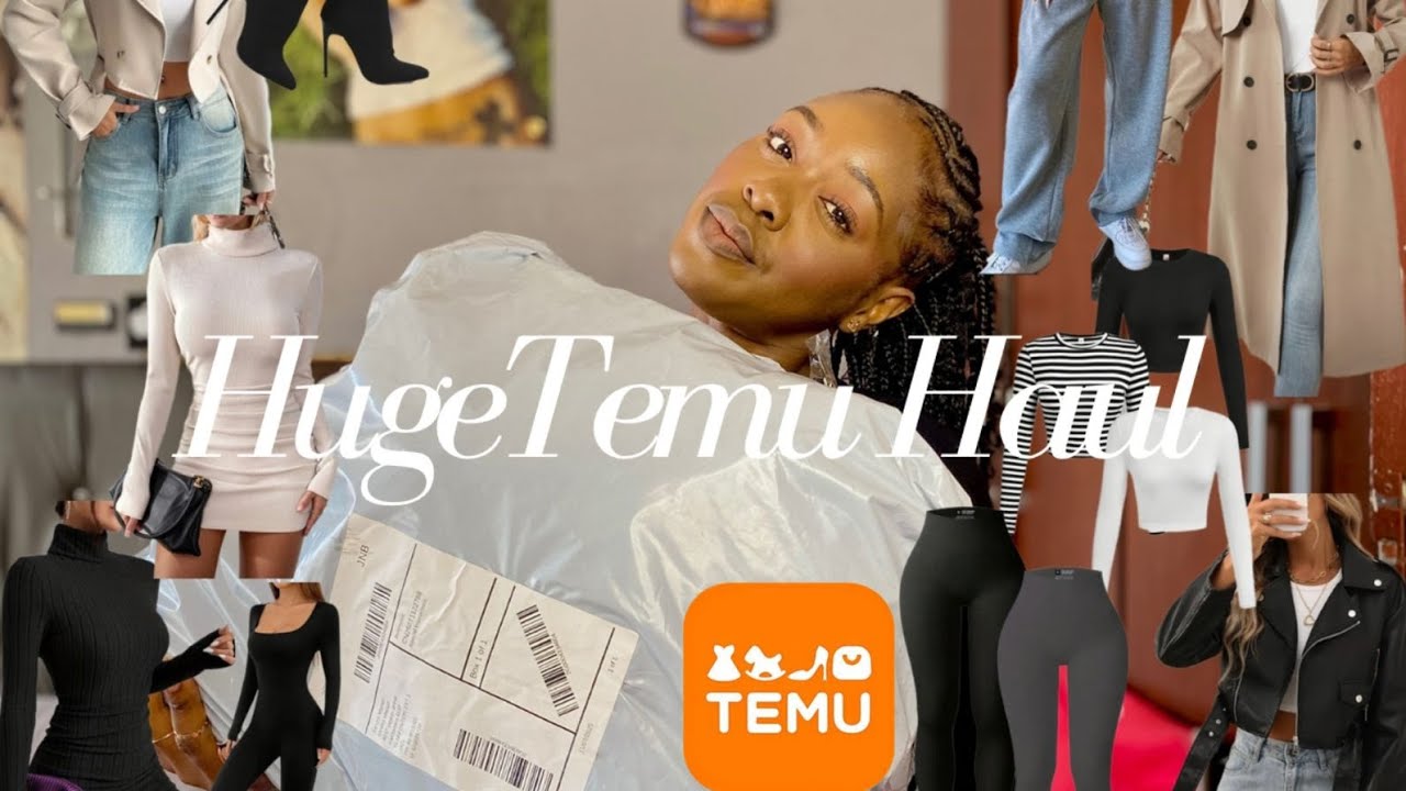 Huge Temu Haul - Clothing, Accessories, Shoes Try on Haul (South African Youtuber 🇿🇦) 