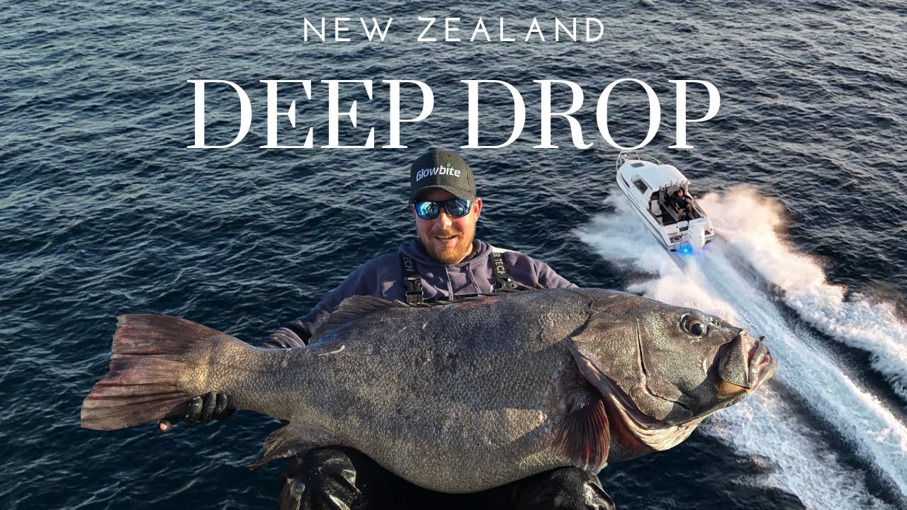 NEW ZEALAND DEEP DROPS – My First Ever HAPUKA is a MONSTER!