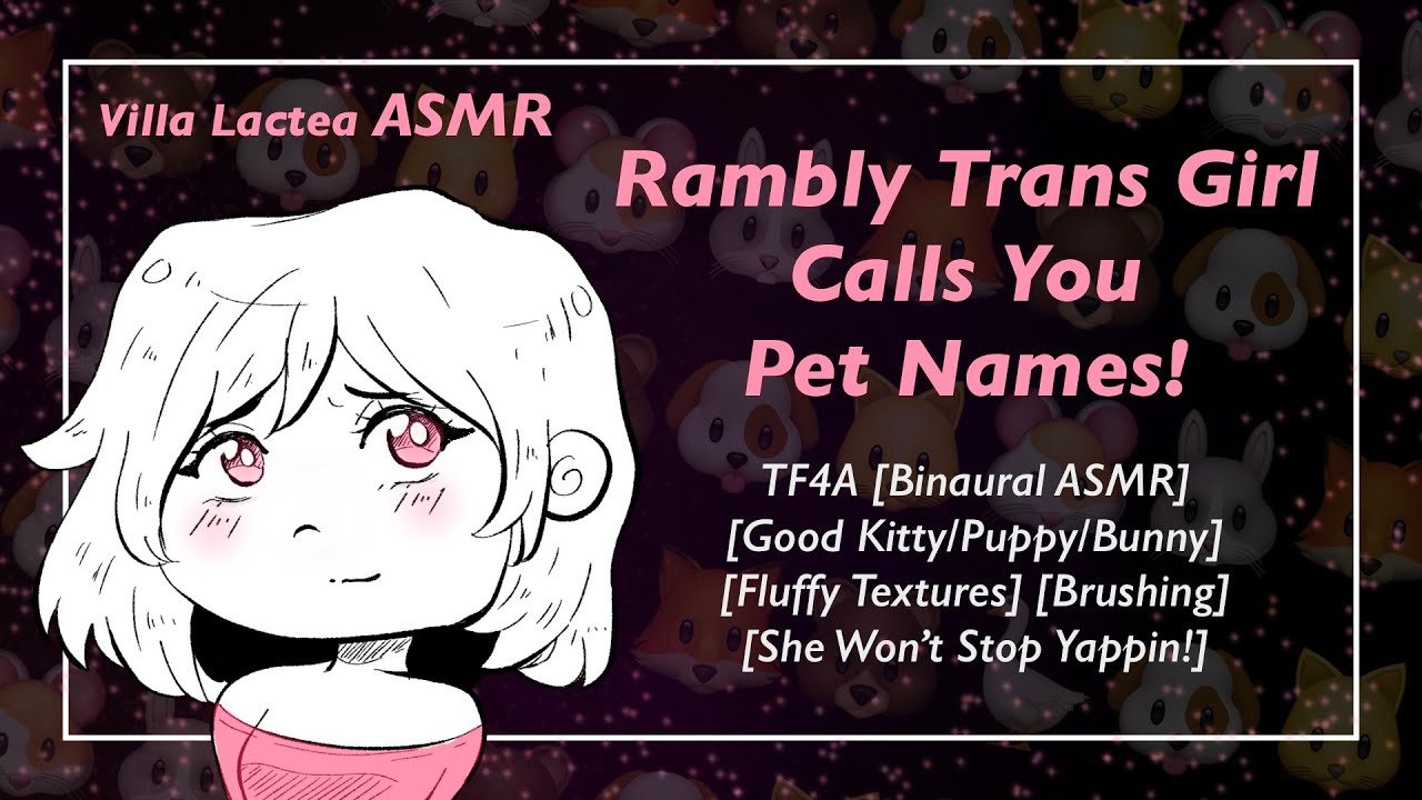 [ASMR] Rambly Trans Girl Gives You Pet Names and Brushies!