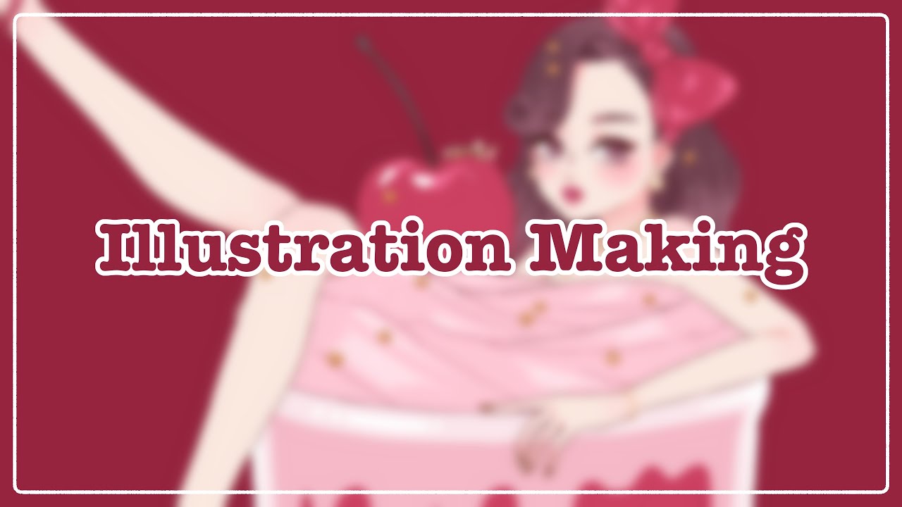 【ガールズイラスト】illustration making | CLIP STUDIO PAINT | イラストメイキング