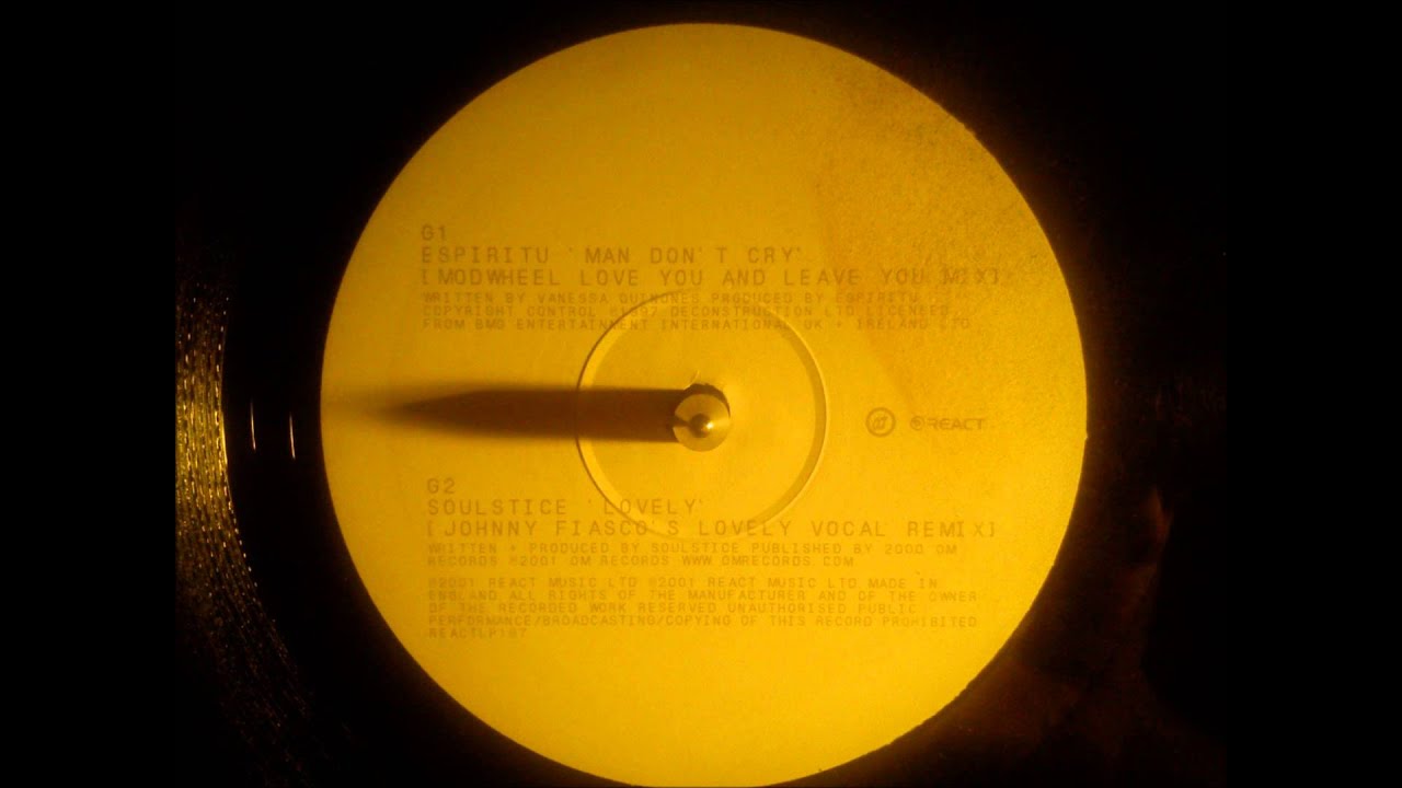Espiritu - Man don't cry ( Modwheel love you and leave you mix )