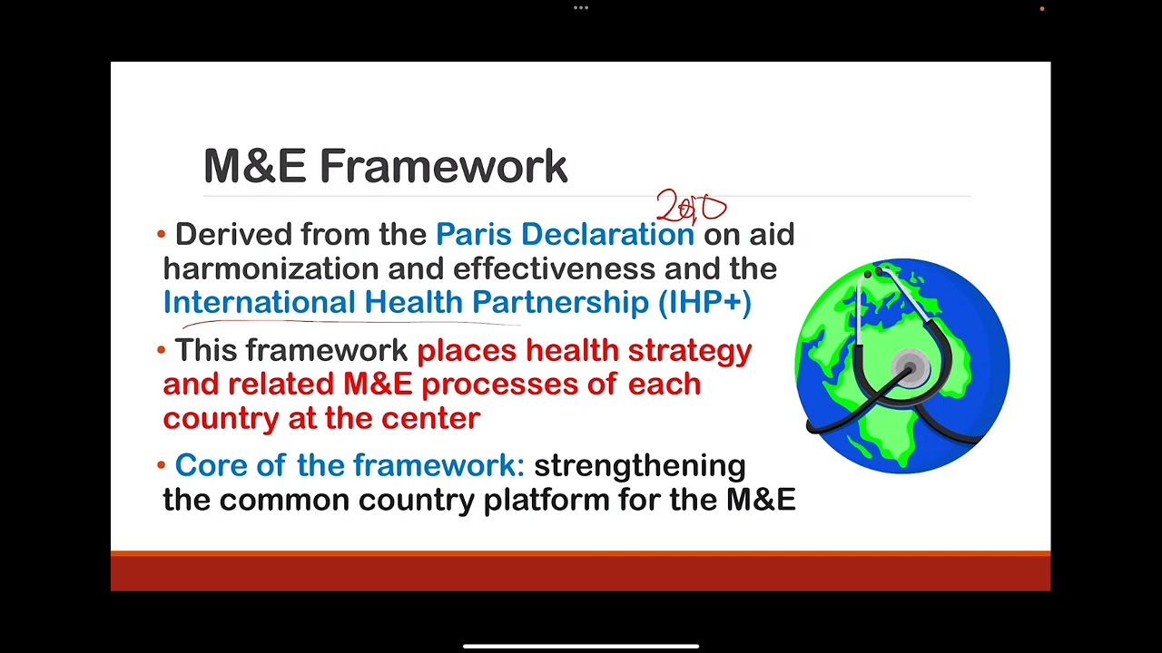 MLS 403 HIS HMIS - M&E Video lecture