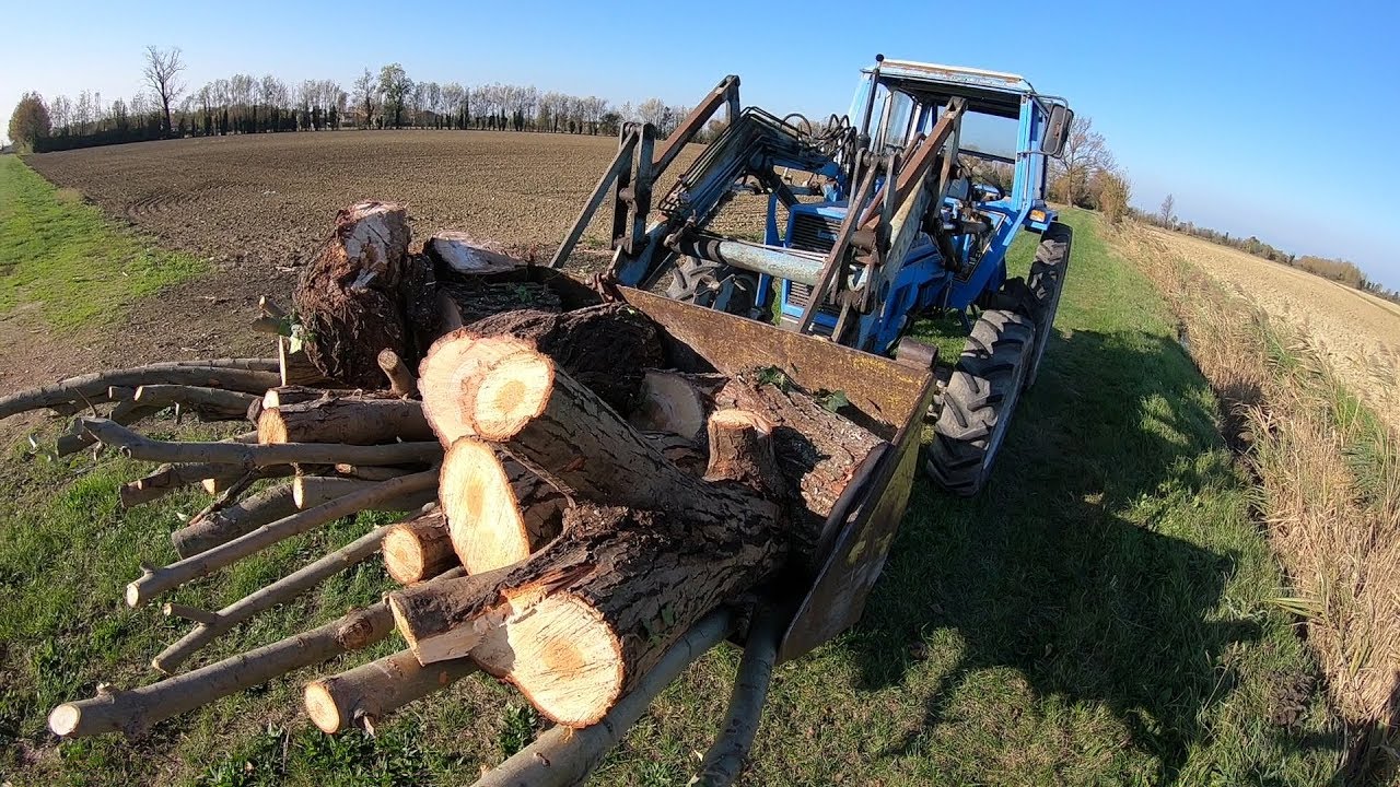 Tractor VLOG #EP 4 - ANDIAMO A FAR LEGNA COL LANDINI 7500!