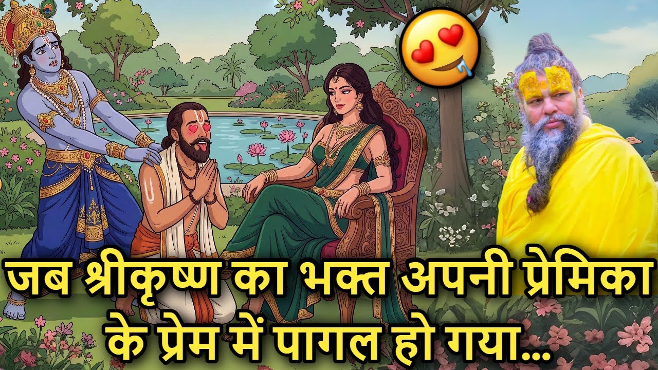 😂💘 Jab Prem Mein 🤪 Paagal Ho Gaya Shri Krishna Ji 🐚 Ka Bhakt Apni Premika Ke!