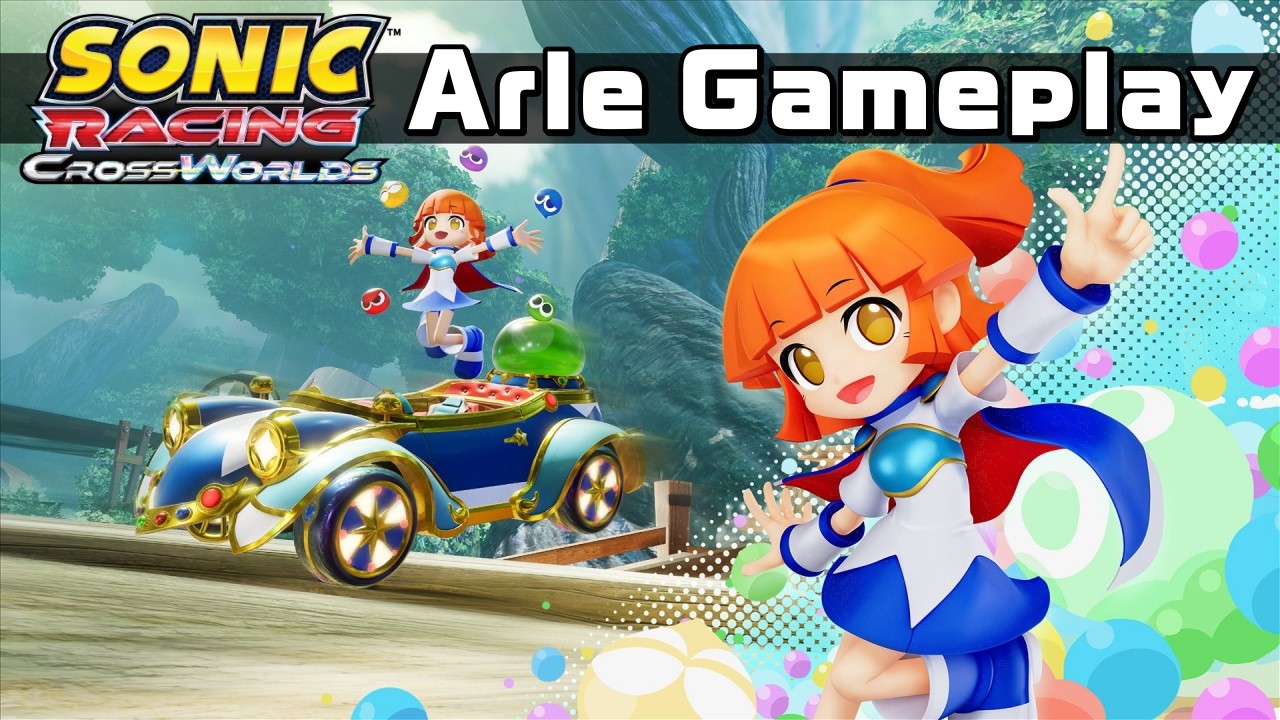 Sonic Racing: CrossWorlds - Arle from Puyo Puyo Gameplay (4K60FPS)