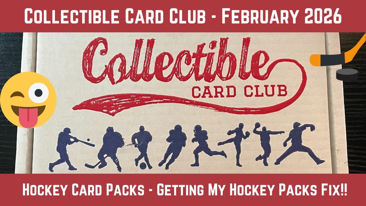 Collectible Card Club - February 2026, Subscription Hockey Packs Box Opening!