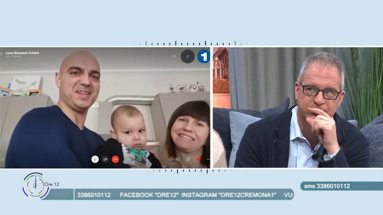 VideoDiario_Famiglia_Foletti_diretta_da_Codogno_zona_rossa__27_02_2020_trasmissione_Ore12_Cremona1