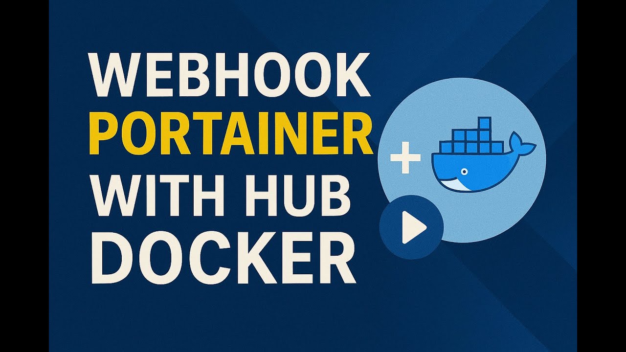 Webhook portainer with hub docker