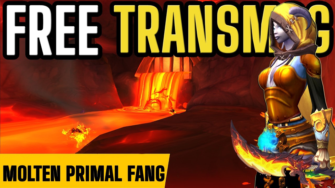 Jak zdobyć transmogryfikację miecza ręcznego Molten Primal Fang 1 Hand w WoW
