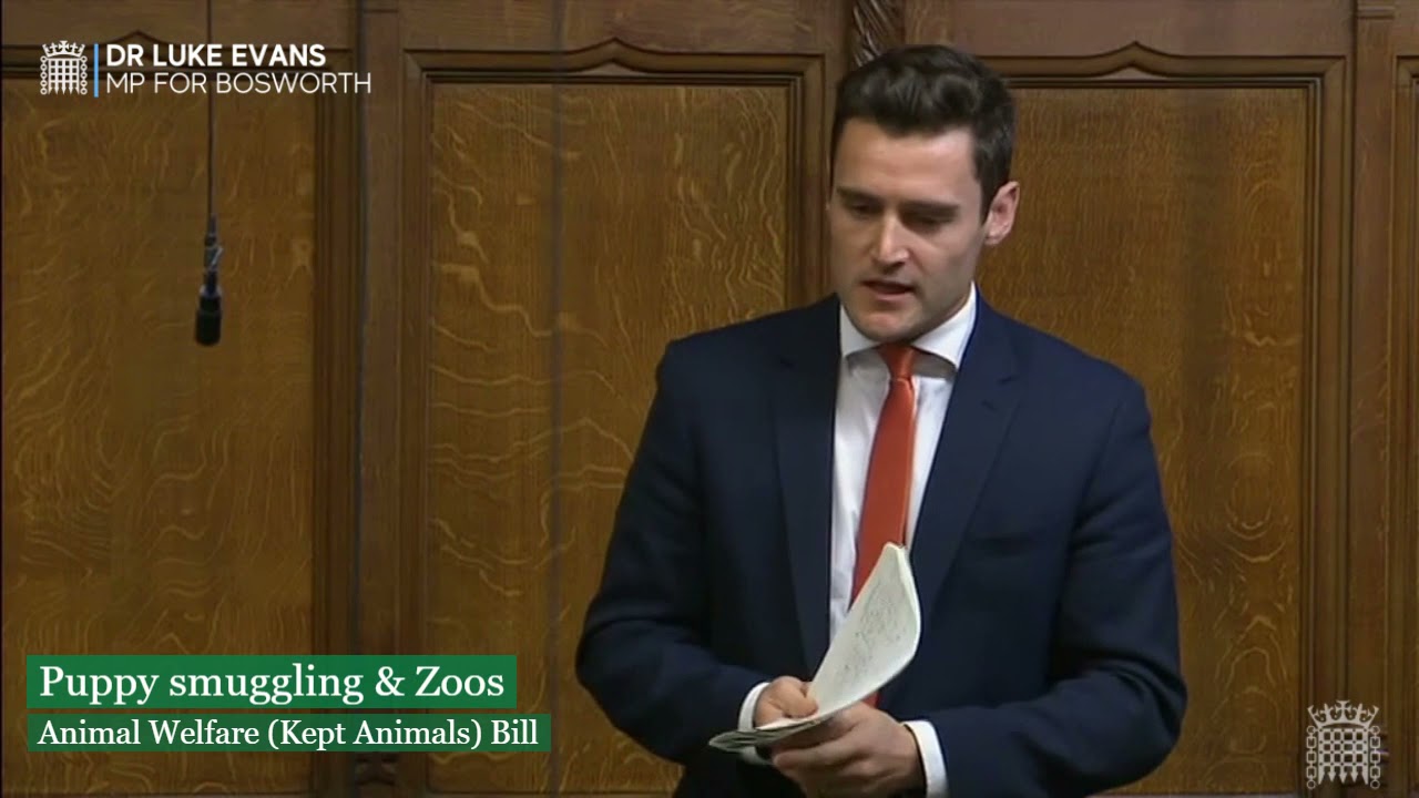 Animal Welfare Debate Speech | Dr Luke Evans MP