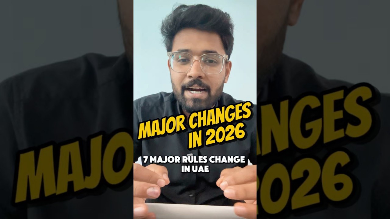 Major changes in the law in UAE from 2026.