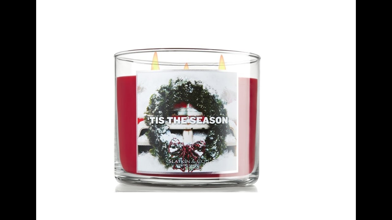 Tis The Season Candle Review Bath & Body Works