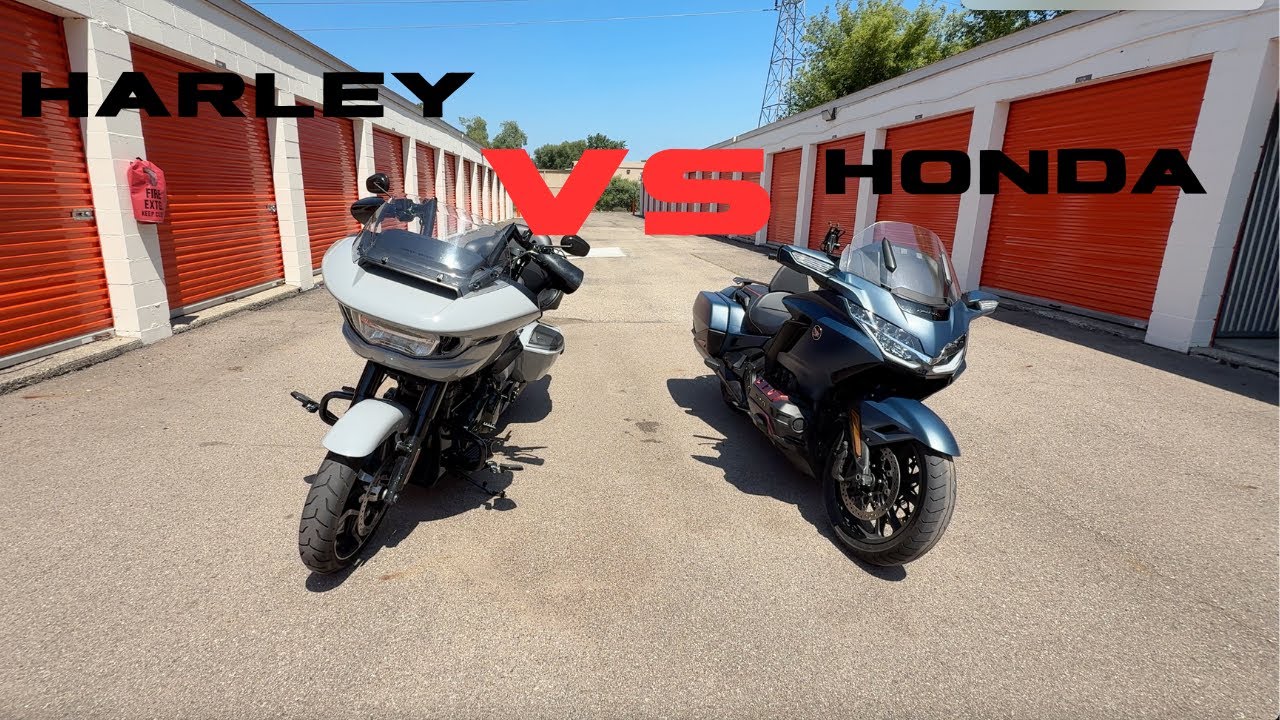 HARLEY-DAVIDSON ROAD GLIDE VS HONDA GOLDWING DCT- WHICH IS BETTER?